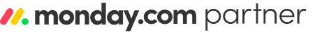 Insignia oficial Partner Certificado de monday.com en Perú y Latam